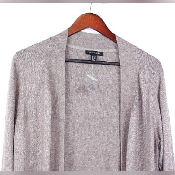 H by Halston Regular Open Front Hi-Low Cardigan - Picture 3 of 4